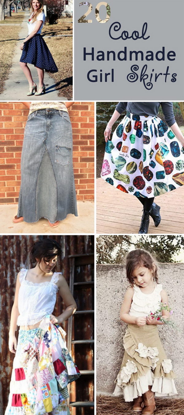 Cool Handmade Girl Skirts!