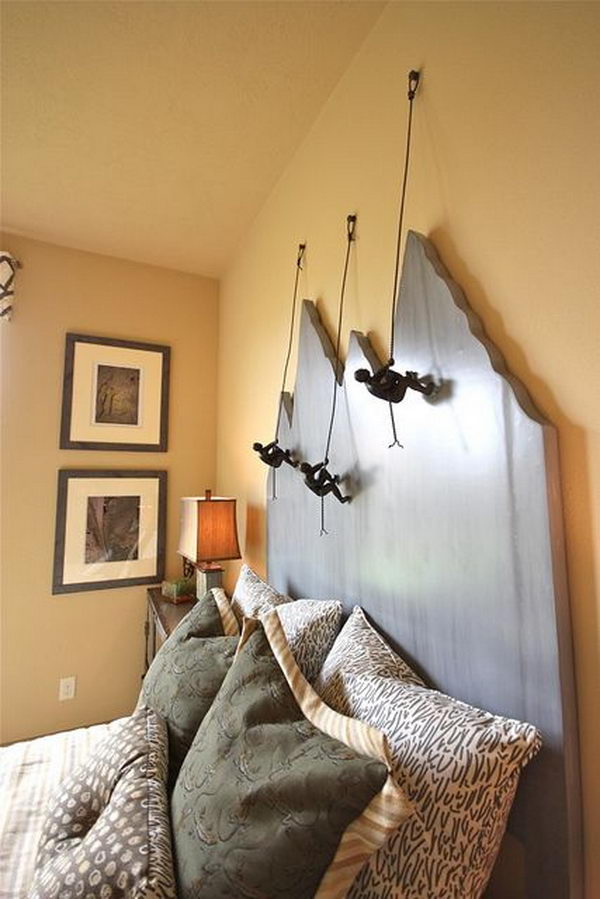 20+ Creative Headboard Decorating Ideas - Hative