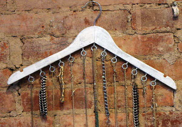 Clothes Hanger Jewlery Display.