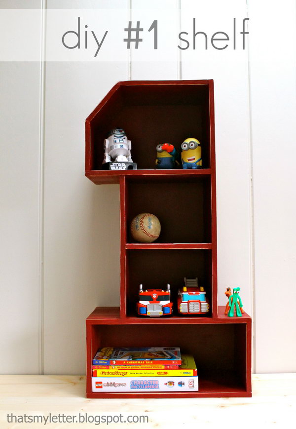 Cool Letter Shaped Shelves - Hative