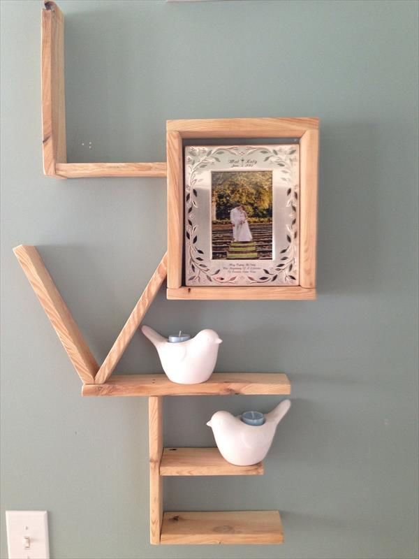 Cool Letter Shaped Shelves Hative