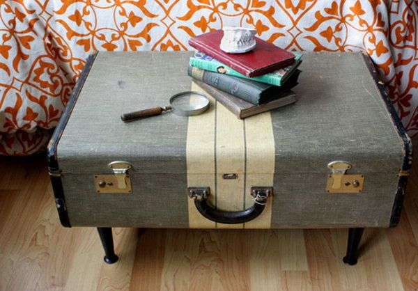 Creative DIY Ideas with Old Suitcase - Hative