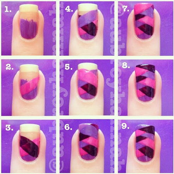 Cool And Easy Step By Step Nail Art Designs - Hative
