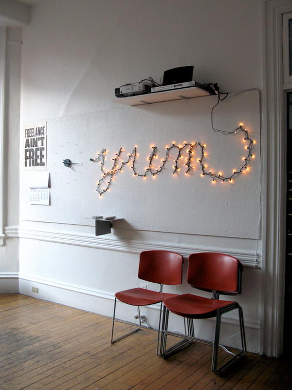 30+ Cool String Lights DIY Ideas - Hative