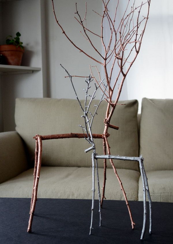 Diy Ideas With Twigs Or Tree Branches Hative