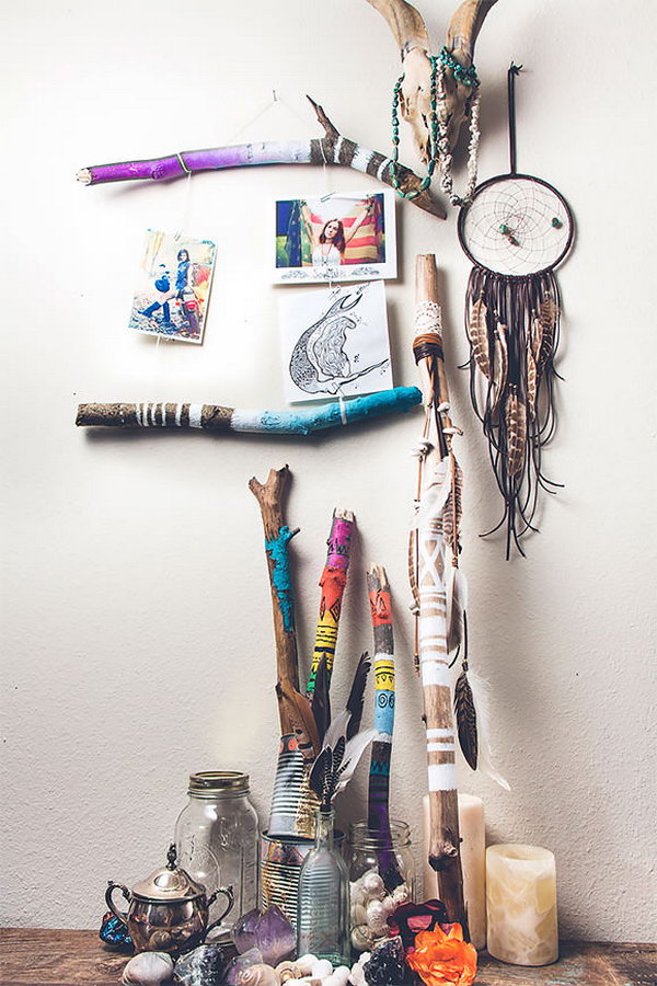 DIY Ideas with Twigs or Tree Branches - Hative