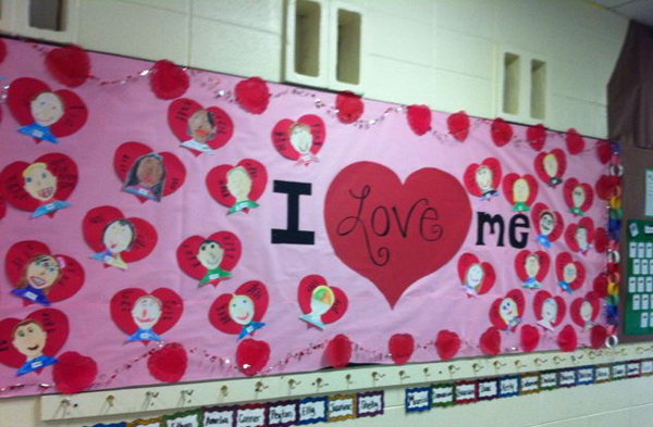 valentines day bulletin board