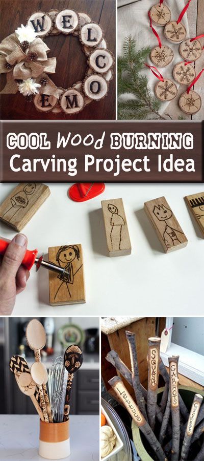Cool Wood Burning Carving Project Ideas - Hative