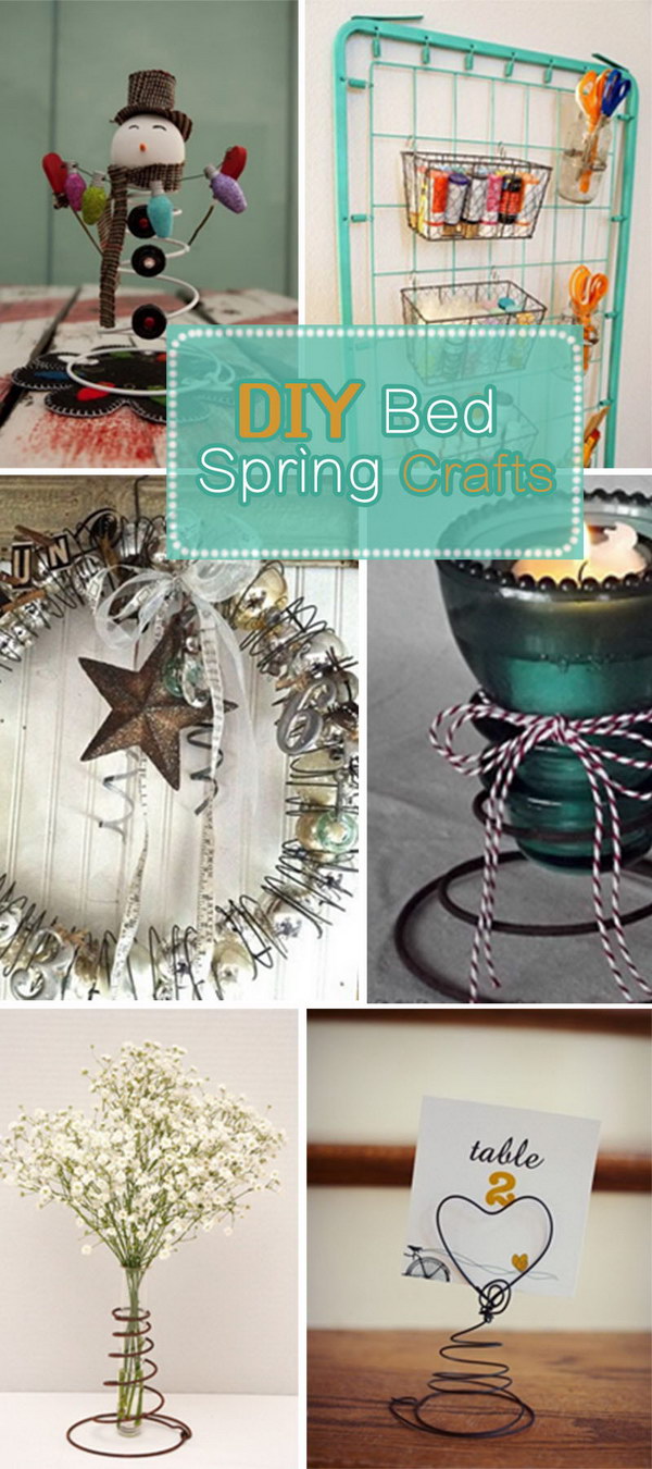 DIY Bed Spring Crafts!