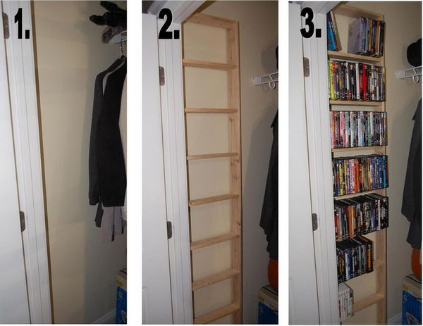 Creative DIY CD and DVD Storage Ideas or Solutions - Hative