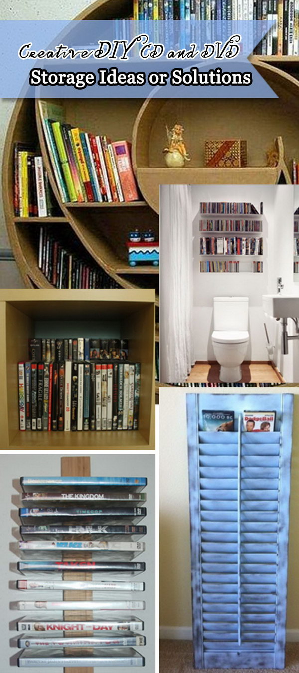 Creative Diy Cd And Dvd Storage Ideas Or Solutions Hative