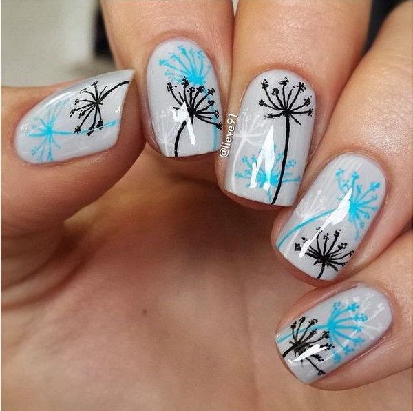 cute-dandelion-nail-art-designs-2022