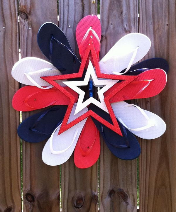 10 DIY Flip Flop Wreath Decorating Ideas Hative