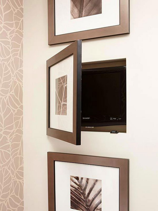 How To Hide A Wall Safe Behind Picture Wall Design Ideas