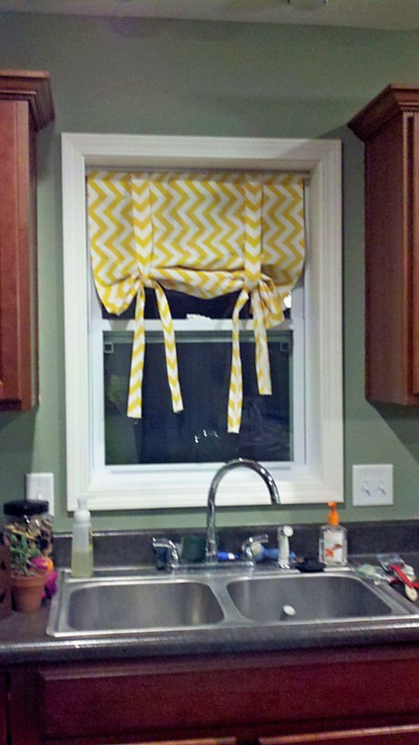 Creative Kitchen Window Treatment Ideas - Hative
