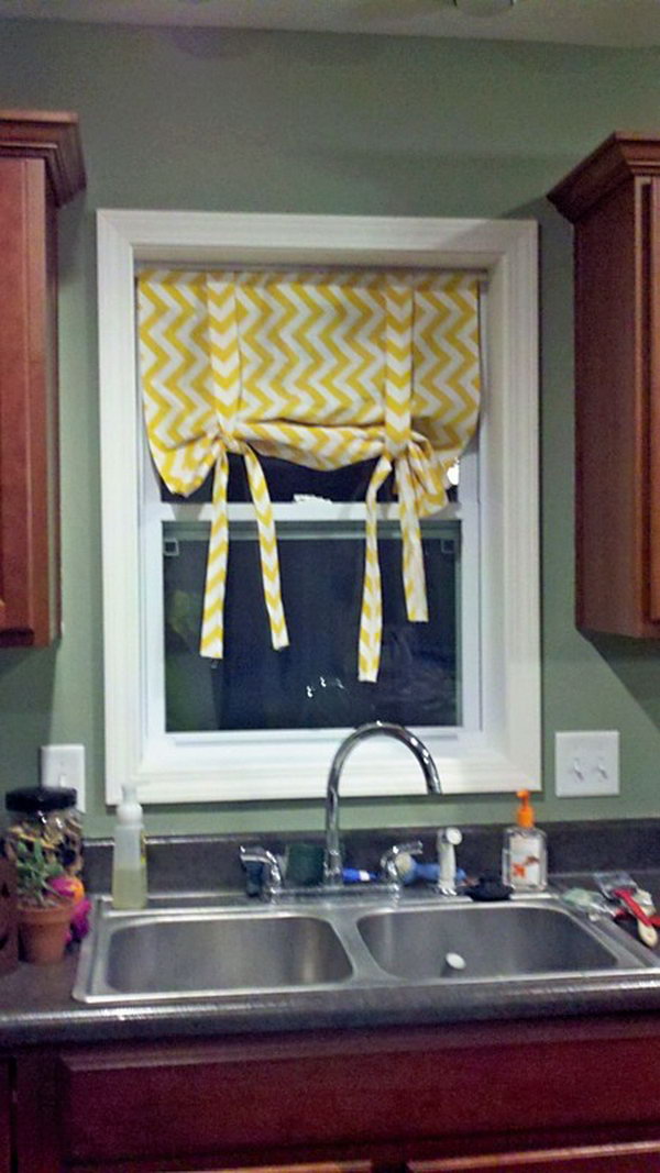 Creative Kitchen Window Treatment Ideas Hative 3812