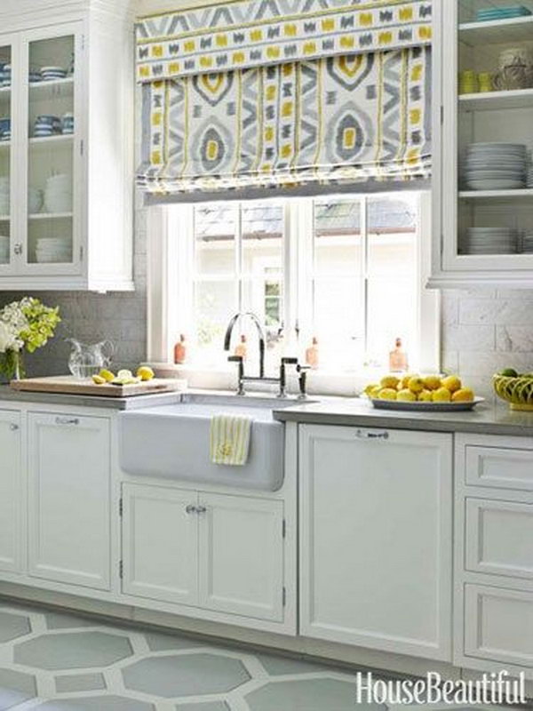 Creative Kitchen Window Treatment Ideas - Hative