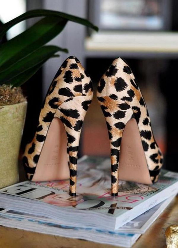 Leopard Printed Shoes.