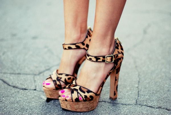 Leopard Print Sandal.