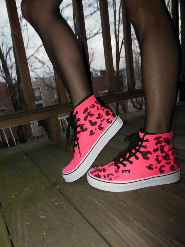 Leopard Print Vans.