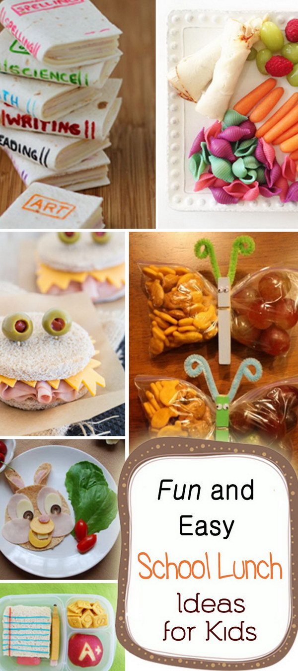 Fun and Easy School Lunch Ideas for Kids Hative