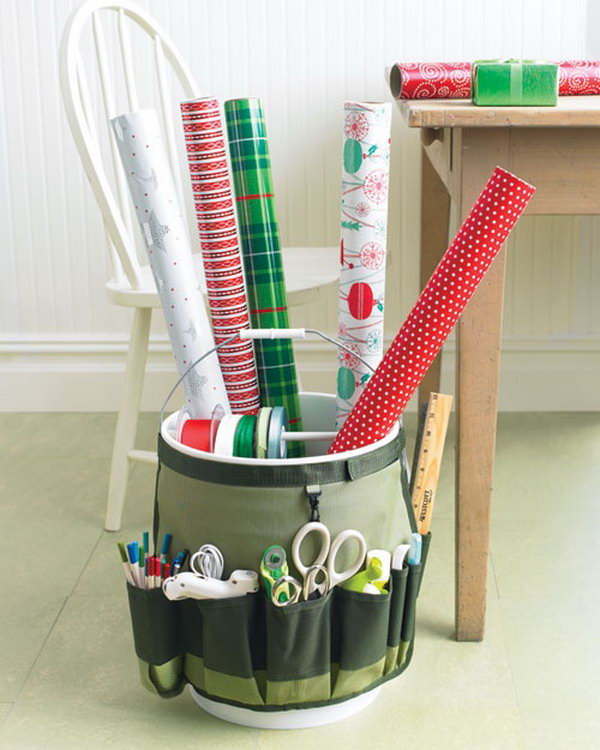 Creative Wrapping Paper Storage Ideas Hative