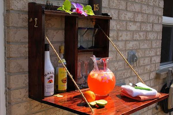 Backyard Simple Bar. Interesting things to do out there in your backyard. So simple and cheap to make, and you could play them with your kids or family anytime.