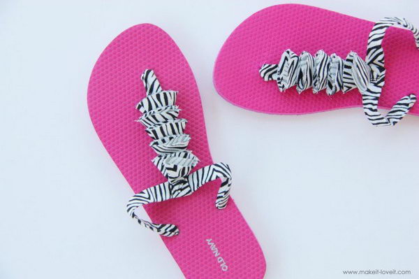 DIY Flip Flop Ideas. Fun, creative and easy to make.