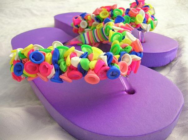 DIY Flip Flop Ideas. Fun, creative and easy to make.