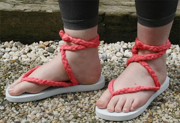 DIY Flip Flop Ideas. Fun, creative and easy to make.