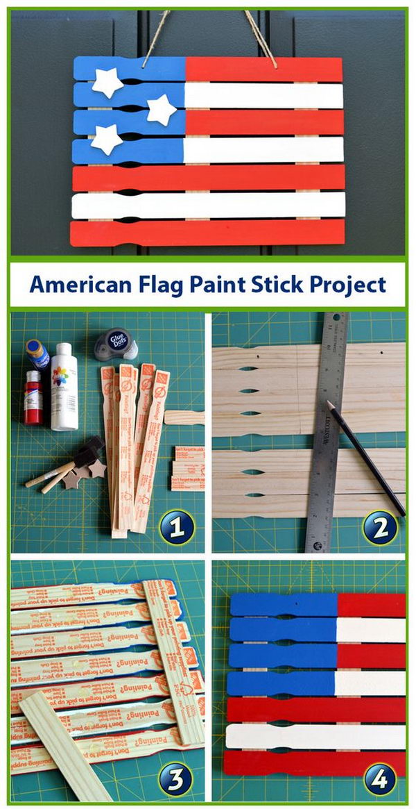 DIY Patriotic Crafts and Decorations for 4th of July or 