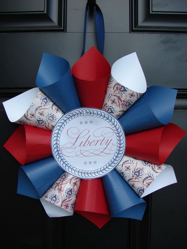 DIY Patriotic Wreath Ideas for 4th of July or Memorial Day - Hative