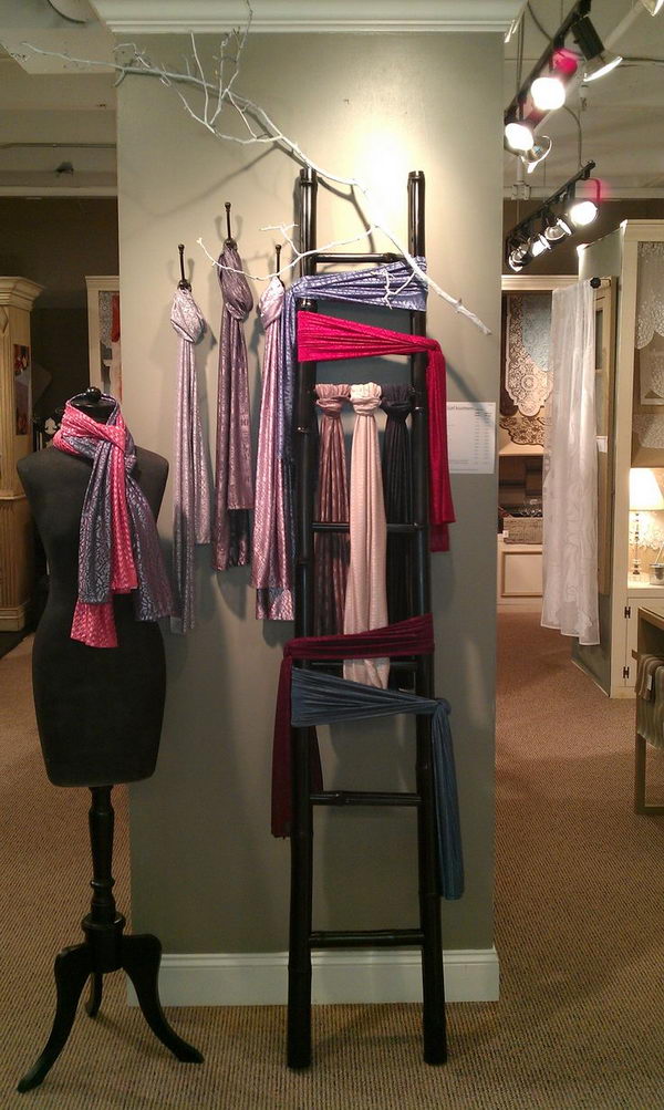 30 Creative Scarf Storage Display Ideas Hative