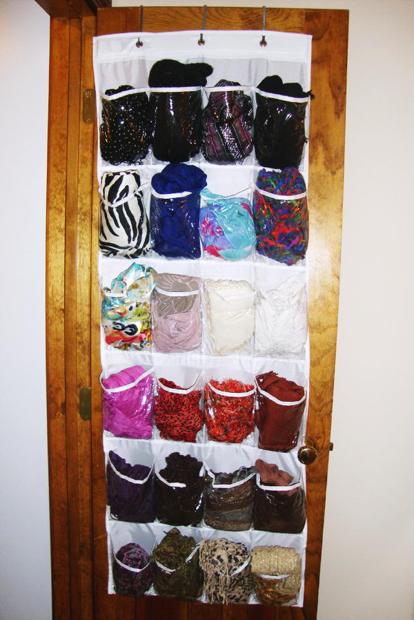 30 Creative Scarf Storage & Display Ideas - Hative