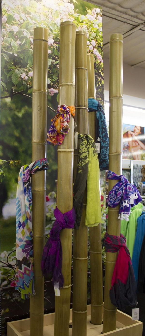 30 Creative Scarf Storage &amp; Display Ideas - Hative