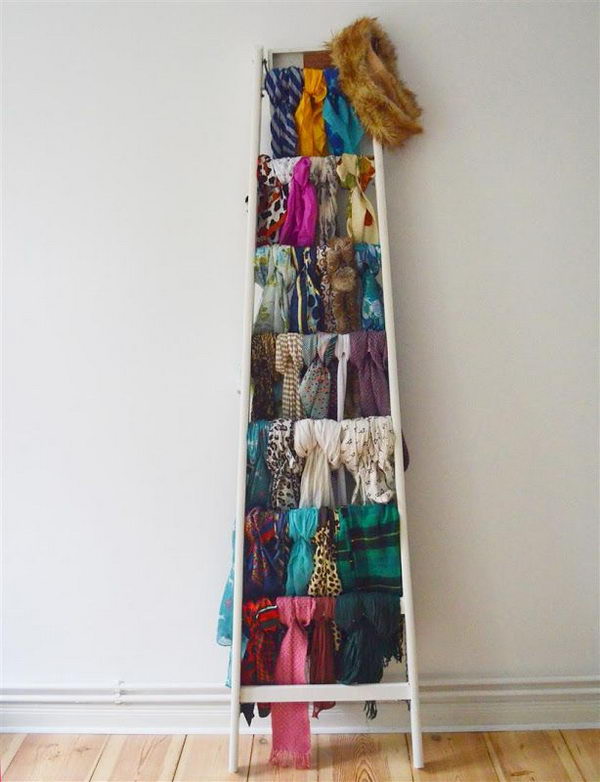 30 Creative Scarf Storage & Display Ideas - Hative