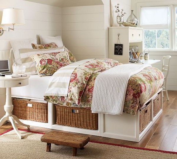 Creative Under Bed Storage Ideas for Bedroom Hative