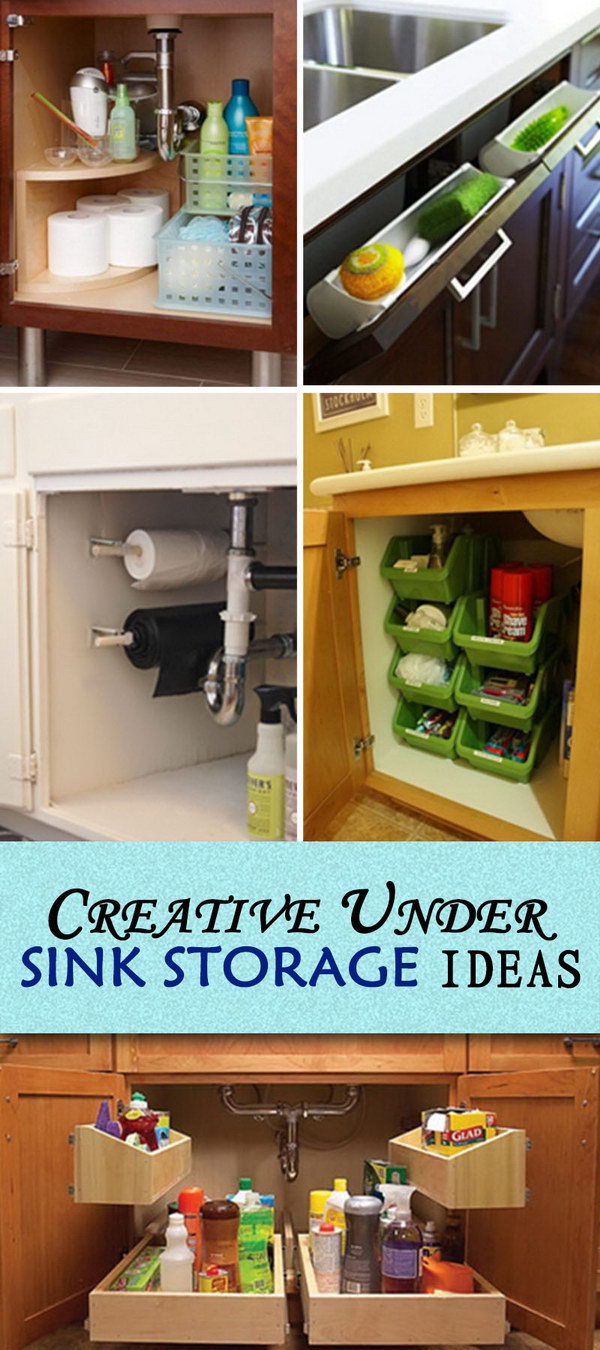 Creative Under Sink Storage Ideas Hative