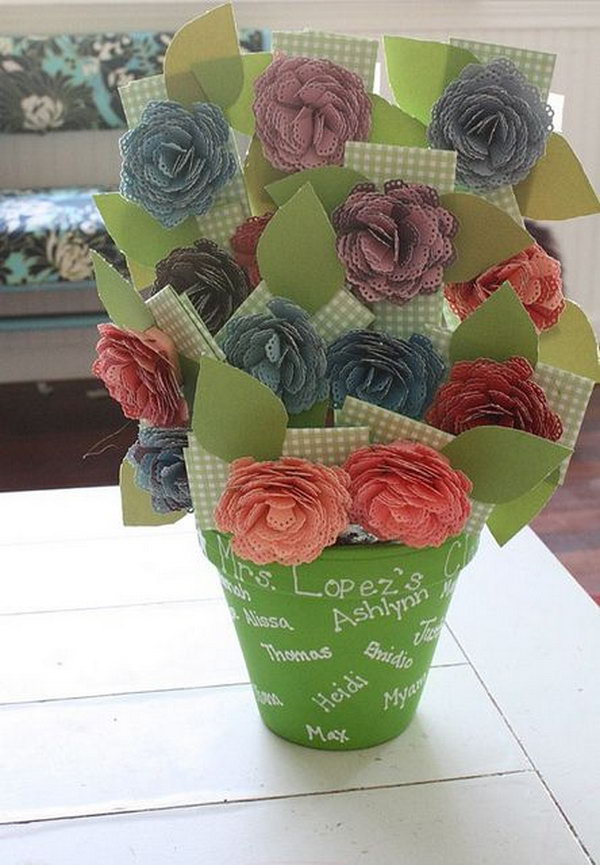 Unique 55 Card On Flower Bouquet