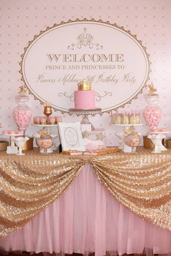 Princess Theme Party Decorations / Kara's Party Ideas Magical Princess Birthday Party | Kara ... / From costumes to crafts, this collection contains a downright royal amount of princess party supplies!