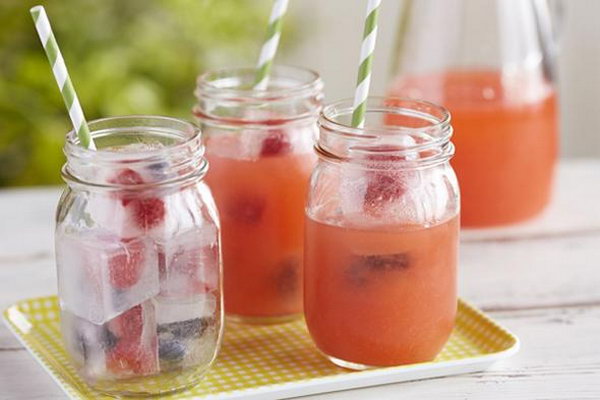 Yummy Strawberry Lemonade. Mix up this delicious strawberry lemonade with ice cubes for guest to sip on a hot summer day with extra special cool flavor and beautiful decor.