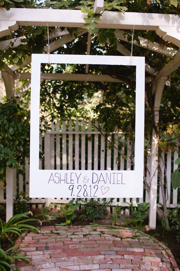 Polaroid Photo Booth. This Polaroid photo booth is perfect for the couple to take wonderful shoots to treasure their sweet memories. You can mark the date and the couple’s names on the frame too.