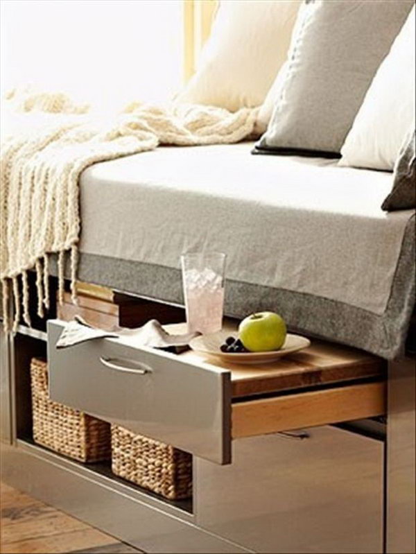 25 Creative Ideas for Bedroom Storage - Hative