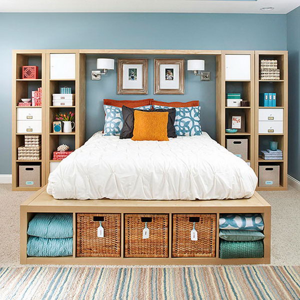 25 Creative Ideas For Bedroom Storage Hative   3 Bedroom Storage Ideas 