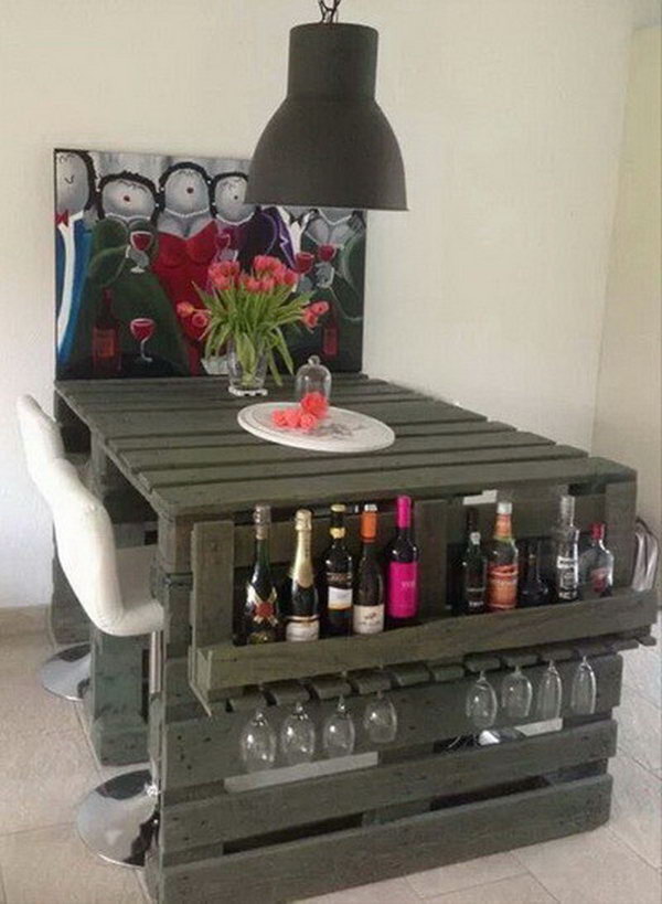 15 Cool and Budget DIY Wine Bars - Hative