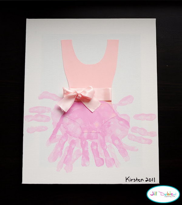 Sweet Handprint Tutu.