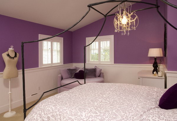 Royal Rich Girl Rooms 80 Inspirational Purple Bedroom  Designs Ideas Hative