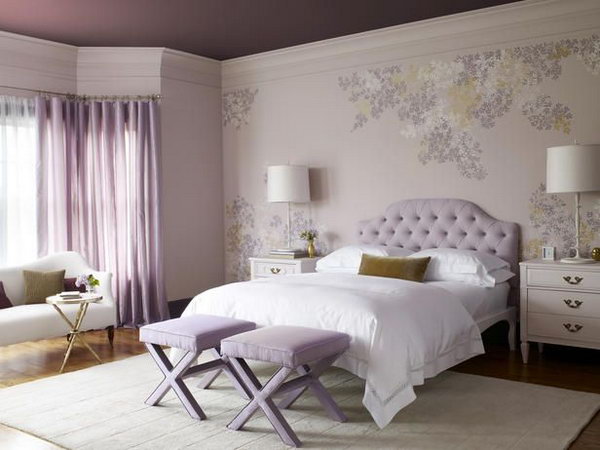 80 Inspirational Purple Bedroom  Designs  Ideas  Hative