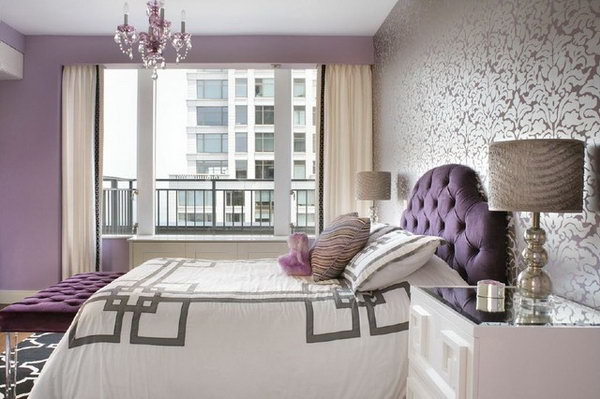 80 Inspirational Purple Bedroom Designs Ideas Hative