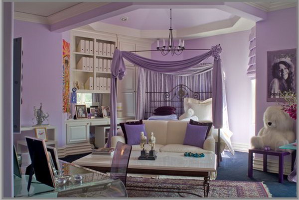 80 Inspirational Purple Bedroom Designs & Ideas - Hative